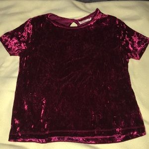 Velvet t shirt